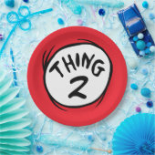 Dr. Seuss | Aangepast ding één ding twee Papieren Bordje (Feest)