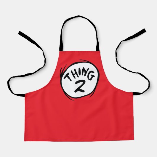 Dr. Seuss | Aangepast ding één ding twee Schort (Voorkant)
