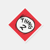 Dr. Seuss | Aangepast ding één ding twee Servet (Hoek)