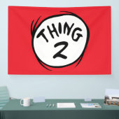 Dr. Seuss | Aangepast ding één ding twee Spandoek (Beurs)