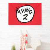 Dr. Seuss | Aangepast ding één ding twee Spandoek (Insitu)