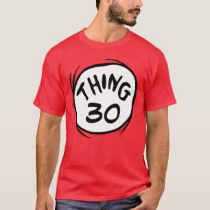 Dr. Seuss Aangepast Ding Eén Ding Twee T-shirt