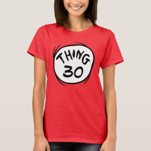 Dr. Seuss Aangepast Ding Eén Ding Twee T-shirt