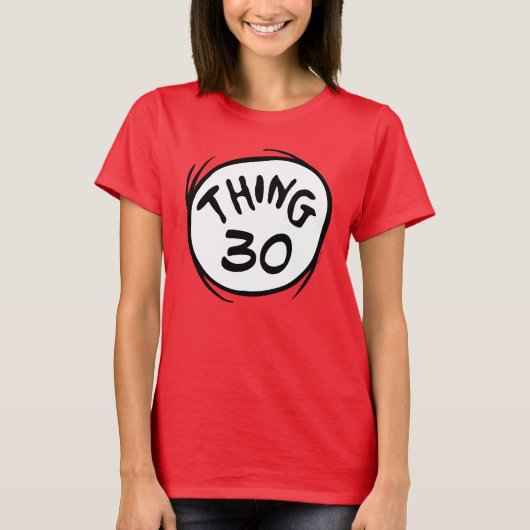 Dr. Seuss | Aangepast ding één ding twee T-shirt (Voorkant)