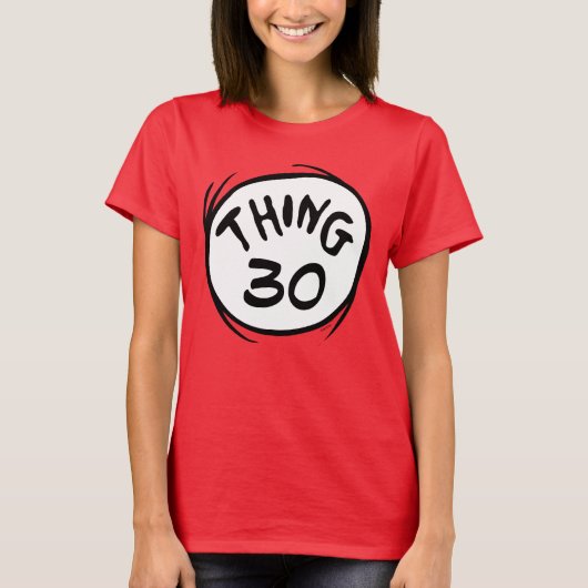 Dr. Seuss | Aangepast ding één ding twee T-shirt (Voorkant)