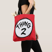 Dr. Seuss | Aangepast ding één ding twee Tote Bag (Dichtbij)
