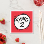 Dr. Seuss | Aangepast Thing One Thing Two Servet (Insitu)