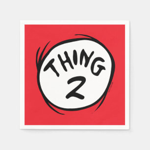 Dr. Seuss Aangepast Thing One Thing Two Servet