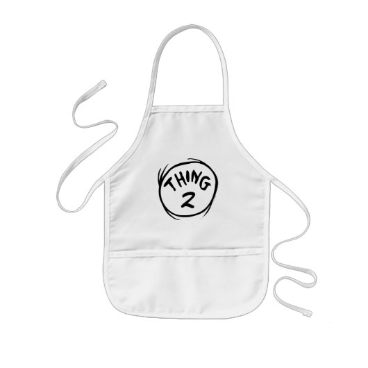 Dr. Seuss | Aangepaste Ding 1 Ding 2 Kinder Schort (Voorkant)