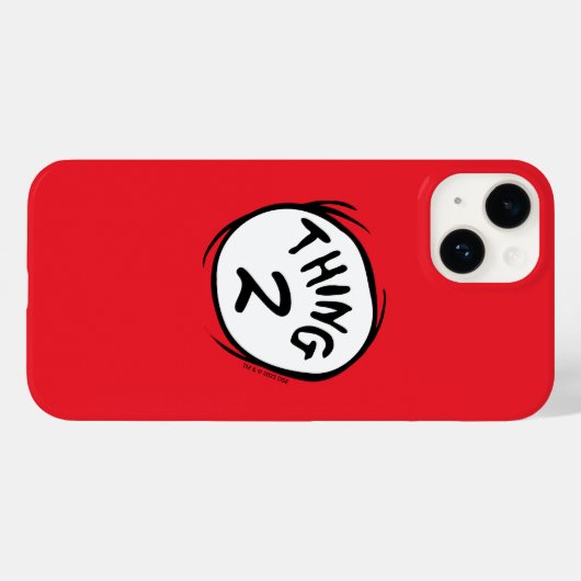 Dr. Seuss | Aangepaste Thing One Thing Two Case-Mate iPhone Case (Achterkant (horizontaal))