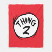 Dr. Seuss | Aangepaste Thing One Thing Two Fleece Deken (Voorkant)