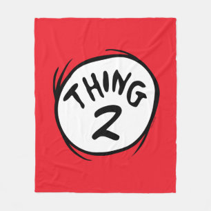 Dr. Seuss   Aangepaste Thing One Thing Two Fleece Deken