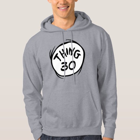 Dr. Seuss | Aangepaste Thing One Thing Two Hoodie (Voorkant)