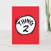 Dr. Seuss | Aangepaste Thing One Thing Two Kaart (Voorkant)