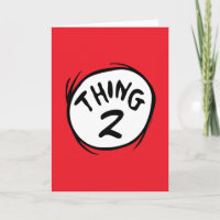 Dr. Seuss | Aangepaste Thing One Thing Two