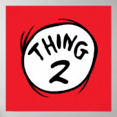 Dr. Seuss | Aangepaste Thing One Thing Two Poster (Voorkant)