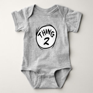 Dr. Seuss Aangepaste Thing One Thing Two Romper