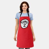 Dr. Seuss | Aangepaste Thing One Thing Two Schort (Gedragen)