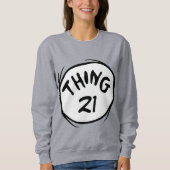 Dr. Seuss | Aangepaste Thing One Thing Two Trui (Voorkant)