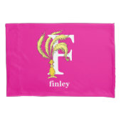 Dr. Seuss ABC: Brief F - wit| Jouw namen toevoegen Kussensloop (Voorkant)