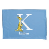 Dr. Seuss ABC: Brief K - wit| Jouw namen toevoegen Kussensloop (Voorkant)