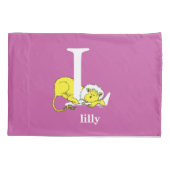 Dr. Seuss ABC: Brief L - wit| Jouw namen toevoegen Kussensloop (Achterkant)