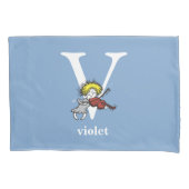 Dr. Seuss ABC: Brief V - wit| Jouw namen toevoegen Kussensloop (Voorkant)