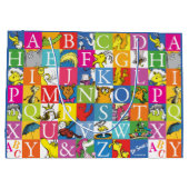 Dr. Seuss' ABC Kleurrijk Blokletterpatroon Groot Cadeauzakje (Achterkant)