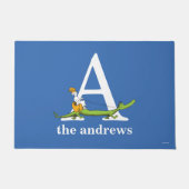 Dr. Seuss ABC: Letter A - White | Jouw namen toevo Deurmat (Voorkant)