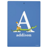 Dr. Seuss ABC: Letter A - White | Jouw namen toevo Klembord (Achterkant)