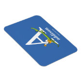 Dr. Seuss ABC: Letter A - White | Jouw namen toevo Magneet (Rechterzijde)