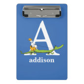 Dr. Seuss ABC: Letter A - White | Jouw namen toevo Mini Klembord (Voorkant)