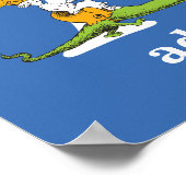 Dr. Seuss ABC: Letter A - White | Jouw namen toevo Poster (Hoek)