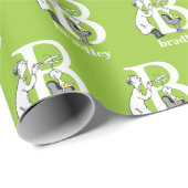 Dr. Seuss ABC: Letter B - White | Jouw namen toevo Cadeaupapier (Rol Hoek)