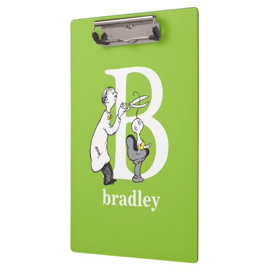 Dr. Seuss ABC: Letter B - White | Jouw namen toevo Klembord (Links)