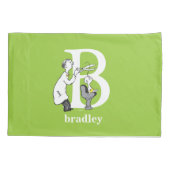 Dr. Seuss ABC: Letter B - White | Jouw namen toevo Kussensloop (Achterkant)