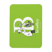 Dr. Seuss ABC: Letter B - White | Jouw namen toevo Magneet (Verticaal)
