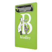 Dr. Seuss ABC: Letter B - White | Jouw namen toevo Mini Klembord (Angled2)