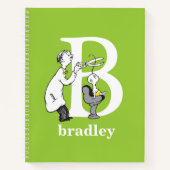 Dr. Seuss ABC: Letter B - White | Jouw namen toevo Notitieboek (Voorkant)