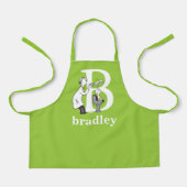 Dr. Seuss ABC: Letter B - White | Jouw namen toevo Schort (Voorkant)