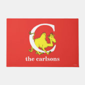 Dr. Seuss ABC: Letter C - White | Jouw namen toevo Deurmat (Voorkant)