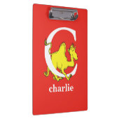 Dr. Seuss ABC: Letter C - White | Jouw namen toevo Klembord (Rechts)