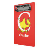 Dr. Seuss ABC: Letter C - White | Jouw namen toevo Mini Klembord (Angled2)