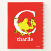 Dr. Seuss ABC: Letter C - White | Jouw namen toevo Notitieboek (Achterkant)