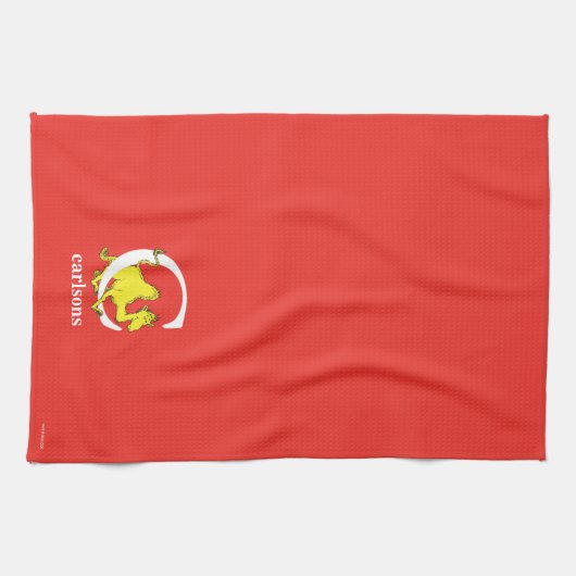 Dr. Seuss ABC: Letter C - White | Jouw namen toevo Theedoek (Horizontaal)