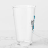 Dr. Seuss ABC: Letter E - Blue | Jouw namen toevoe Glas (Rechts)