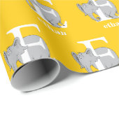 Dr. Seuss ABC: Letter E - White | Jouw namen toevo Cadeaupapier (Rol Hoek)