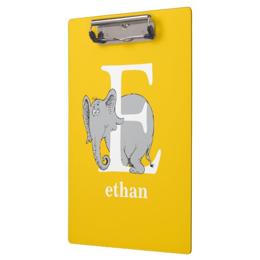 Dr. Seuss ABC: Letter E - White | Jouw namen toevo Klembord (Links)