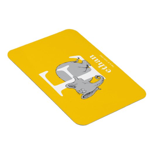 Dr. Seuss ABC: Letter E - White | Jouw namen toevo Magneet (Rechterzijde)