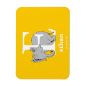 Dr. Seuss ABC: Letter E - White | Jouw namen toevo Magneet (Verticaal)